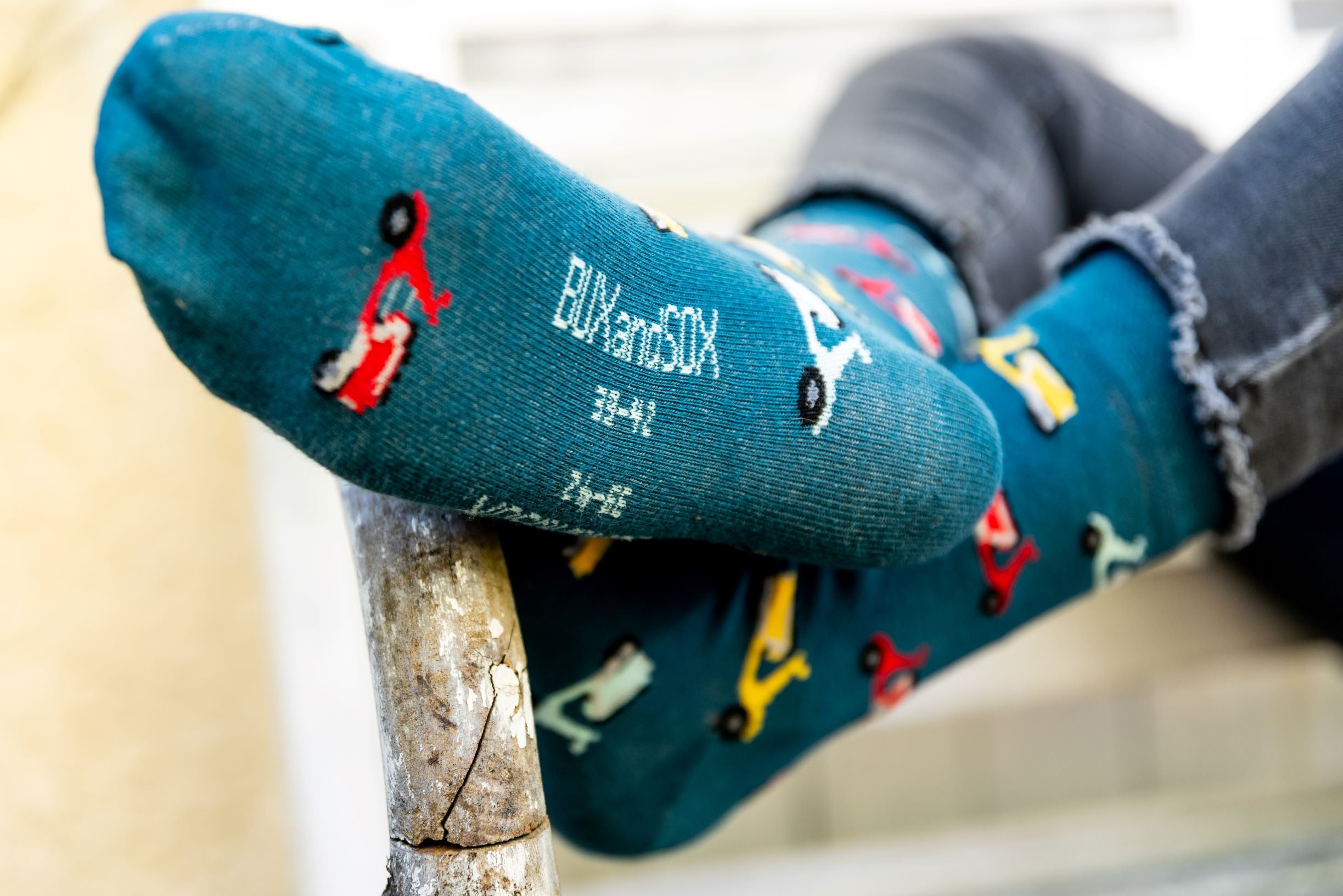 Socken in der Geschenkbox – BUXandSOX | Lange Socken