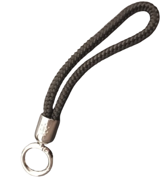 Schlüsselanhänger Segeltau | Skipper 17;30 Hamburg schwarz