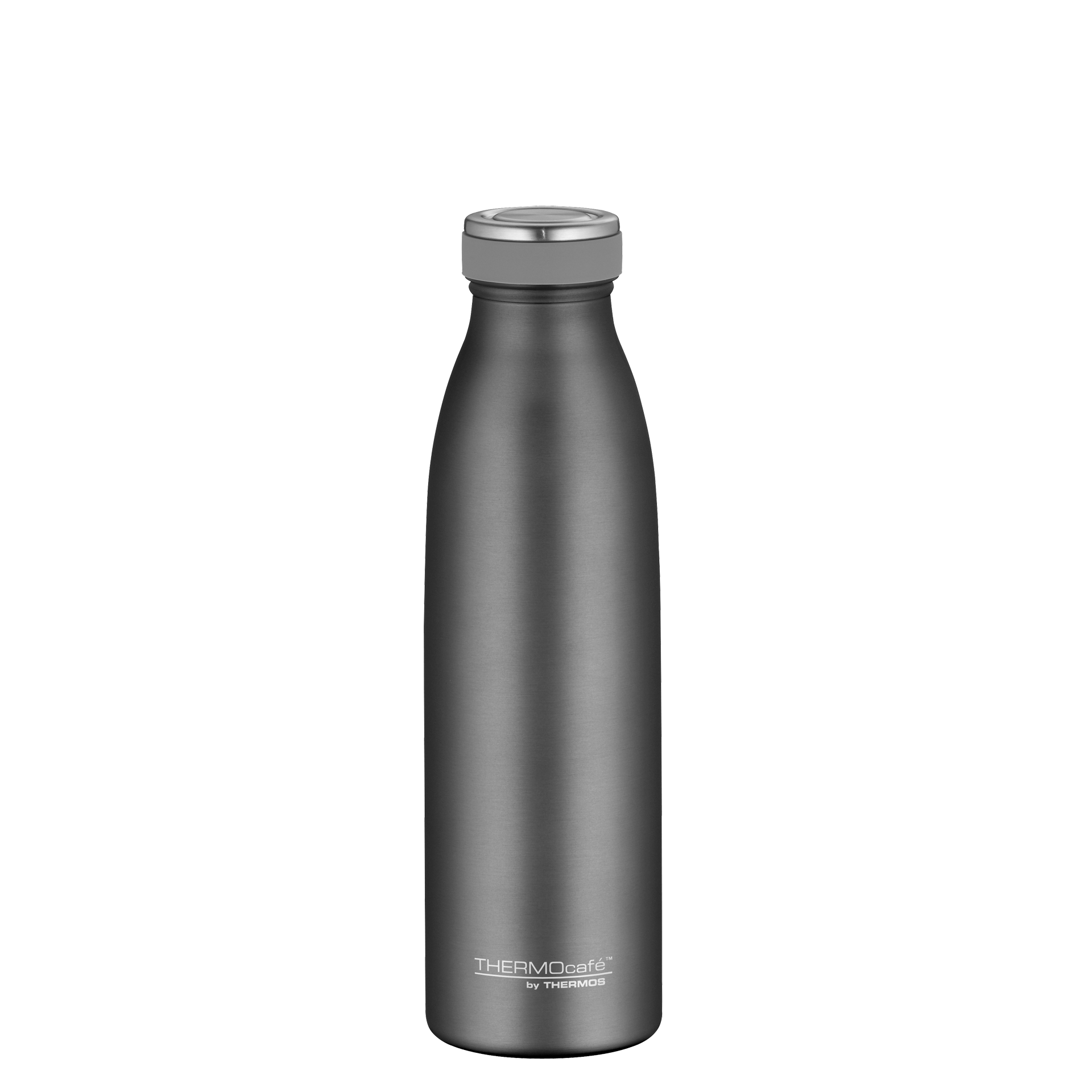Trinkflasche THERMOS mit Isolierfunktion | Trink mal 0,5 l grau