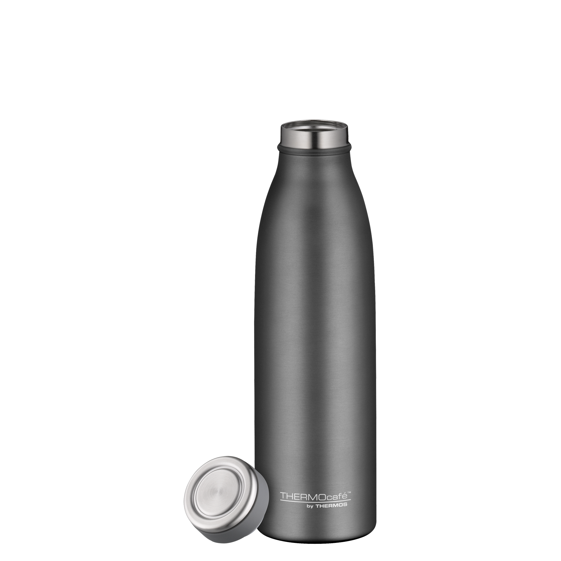 Trinkflasche THERMOS mit Isolierfunktion | Trink mal 0,5 l grau