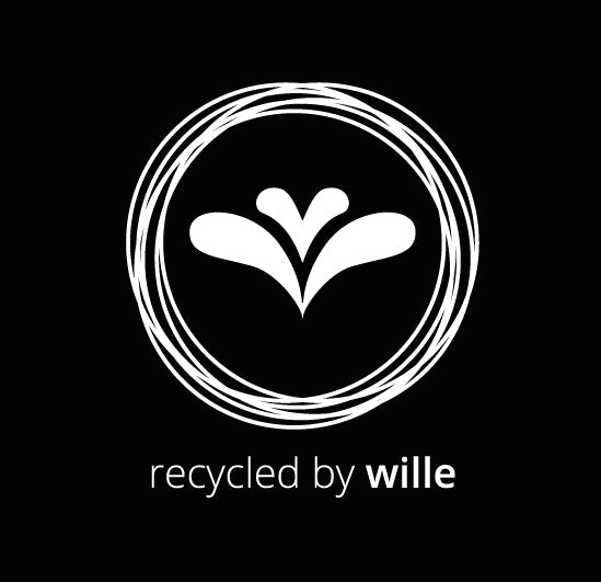 Geschirrtücher nachhaltig aus recyceltem Material im nordischen Design | 4-er Set Tante Tilda oliv