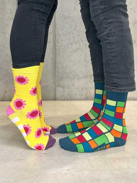 Bunte Socken für Damen und Herren | 4 Paar Putziger Paul
