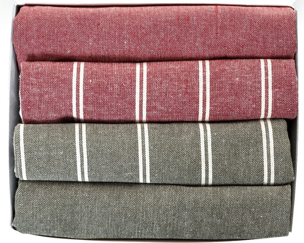 buxandsox.shop - 4-er Box Geschirrtücher recycelt aus Stoffresten