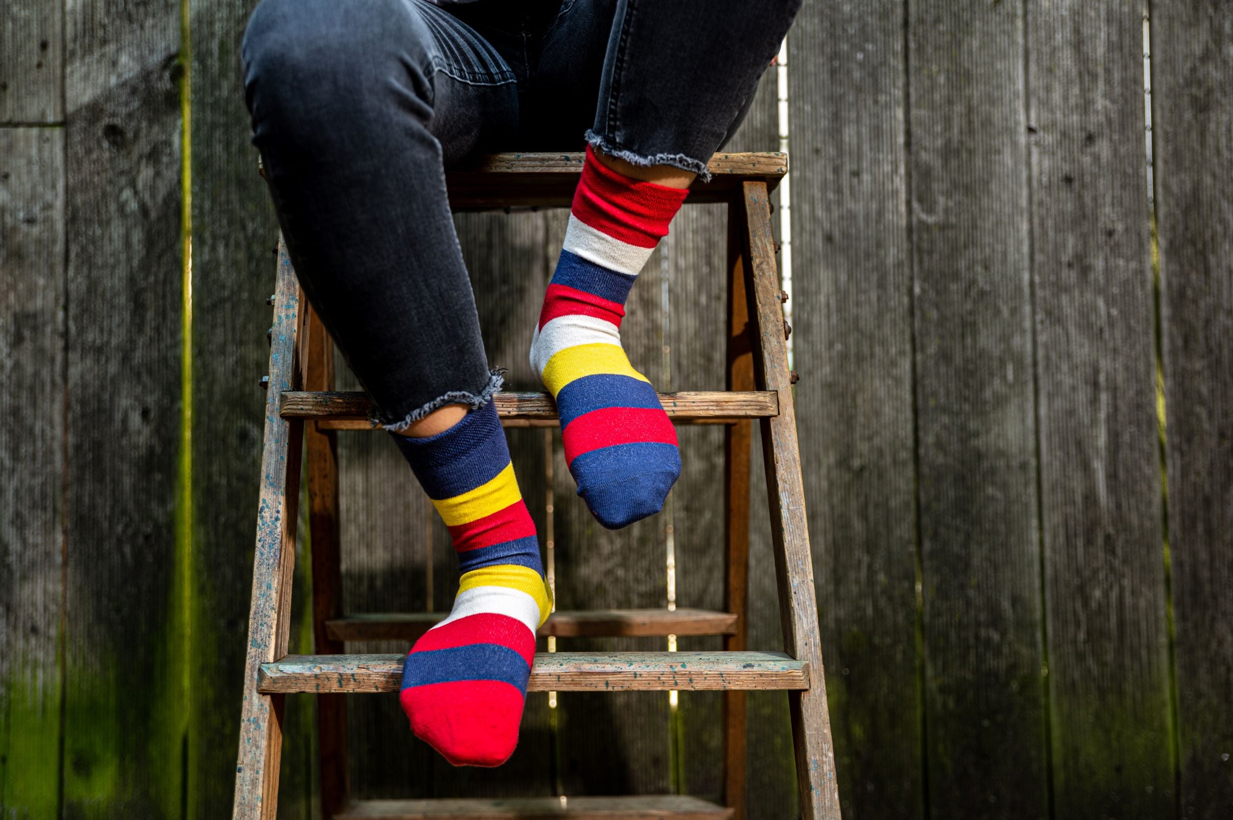 BUXandSOX - Geschenkbox mit Streifensocken