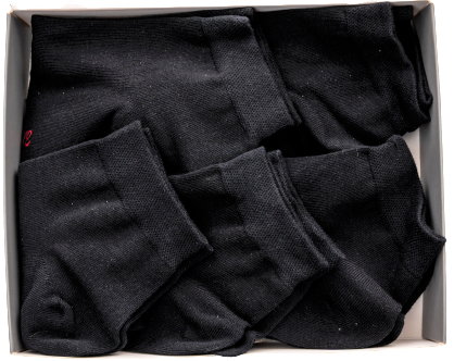 Schwarze Kurz-Socken für Damen und Herren in toller Bambus-Qualität | 5 Paar Kurzer Karl
