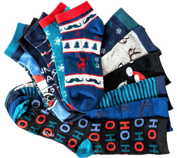 Socken-Adventskalender für Jungs und Männer | 12 Paar AdventsSox