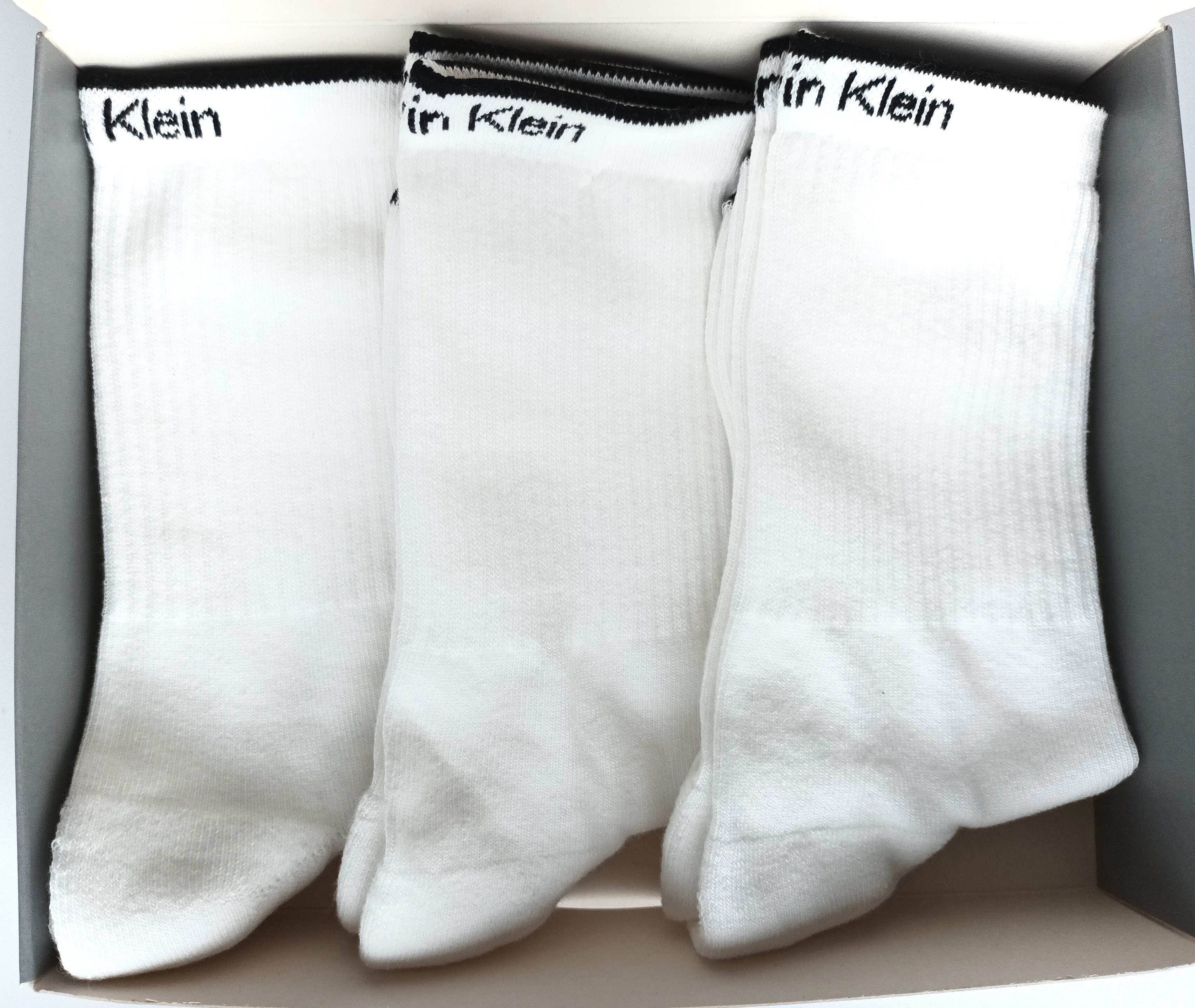 Weiße Tennissocken von Calvin Klein | 3-Paar für Frauen