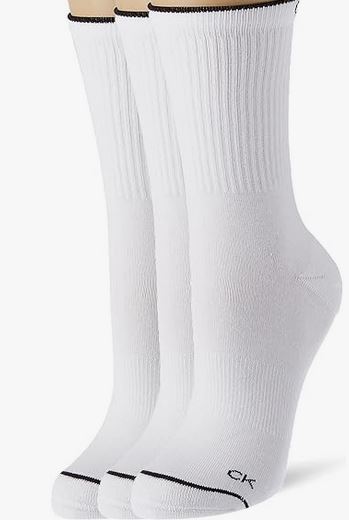 Weiße Tennissocken von Calvin Klein | 3-Paar für Damen