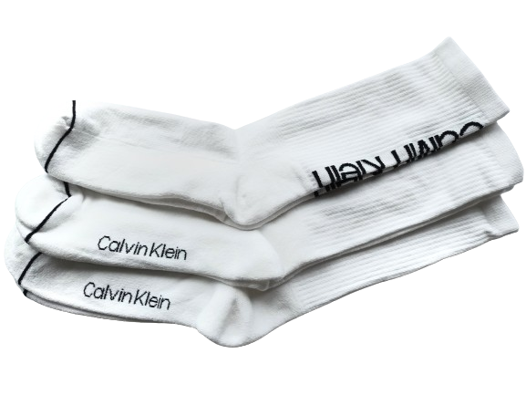 Weiße Tennissocken von Calvin Klein | 3-er Pack für Herren