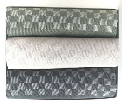 Geschirrtücher aus 100% Baumwolle von ROSS | 3-er Set Emsige Emma