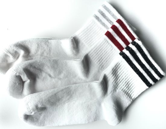 Tennissocken mit Lurex-Streifen für Mädchen und Damen | 3 Paar Glitzi Leni