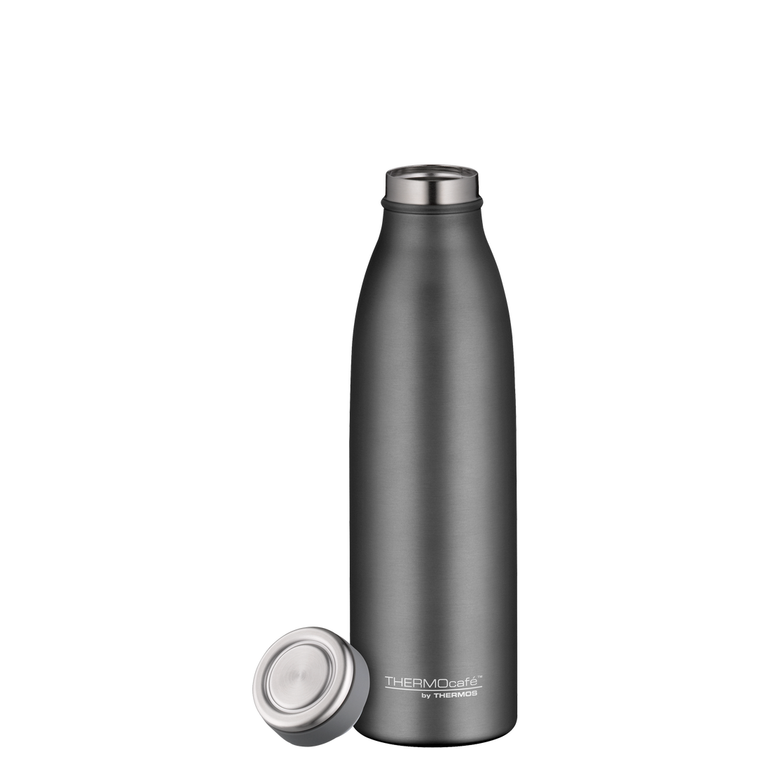 Trinkflasche THERMOS mit Isolierfunktion | Trink mal 0,5 l grau