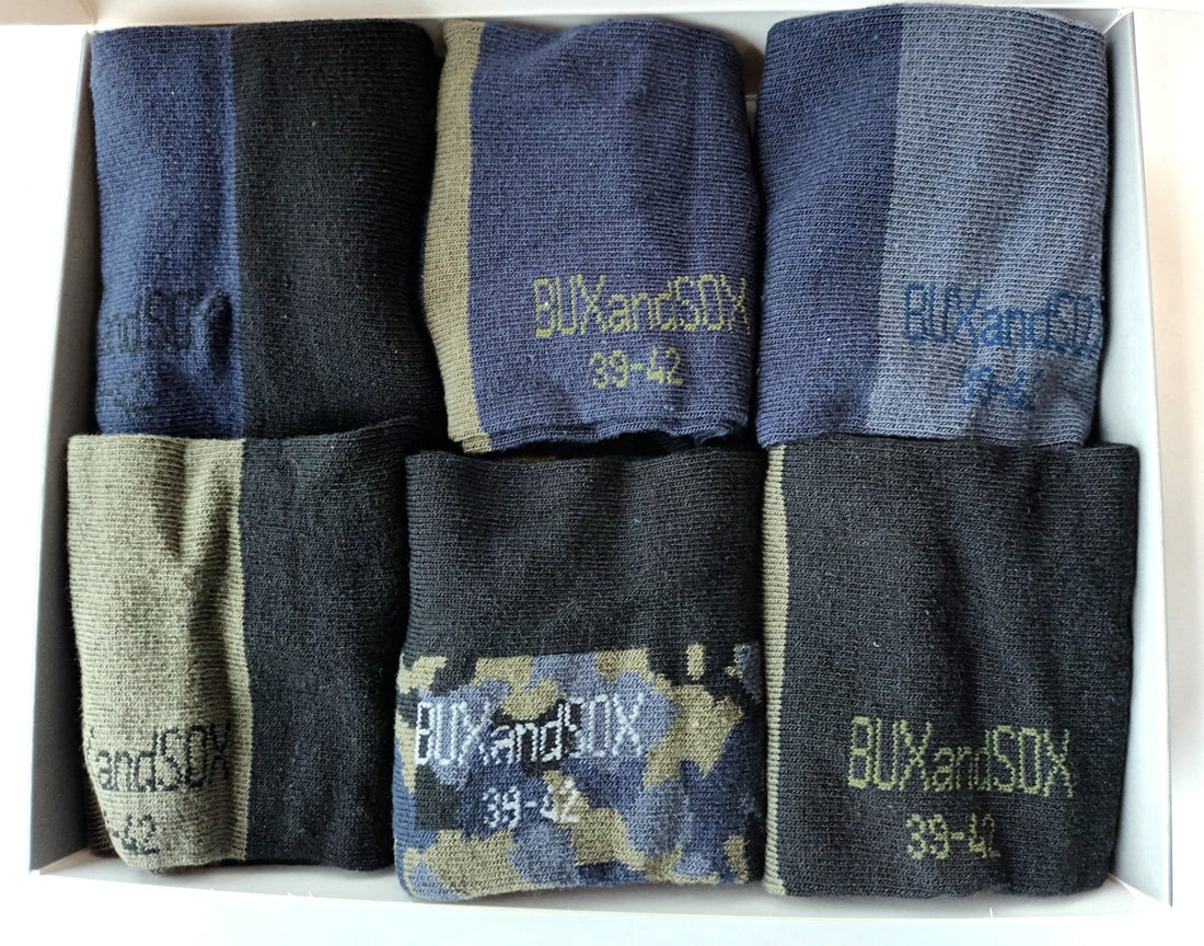 buxandsox.shop - Sneaker Socken 6 Paar in der Geschenkbox
