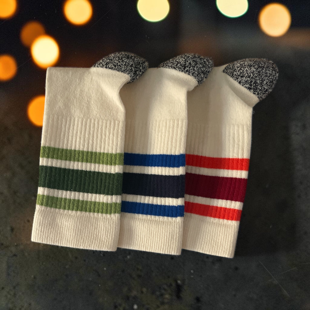 Stylische Tennissocken im Retro Look  | Retro Rudi
