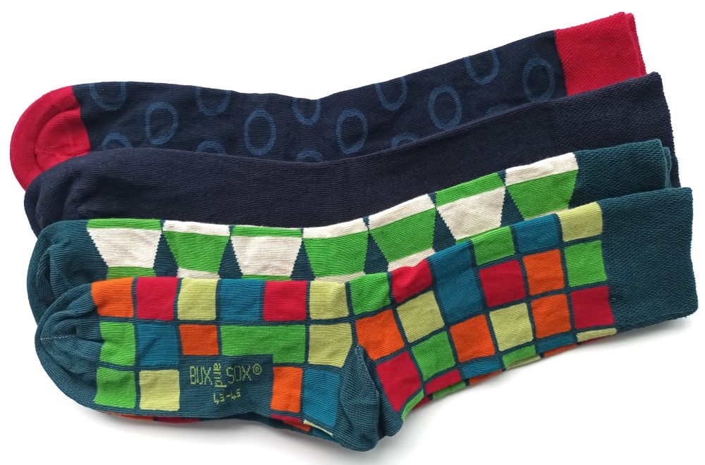 Bunte Socken für Damen und Herren | 4 Paar Putziger Paul 2