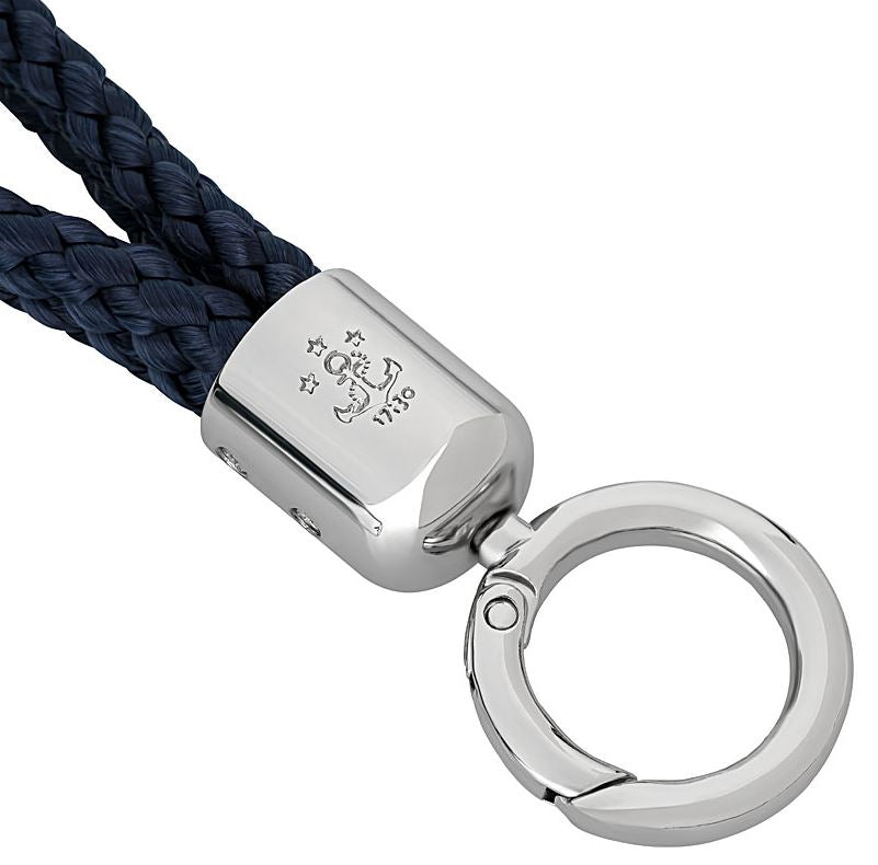 Schlüsselanhänger Segeltau | Skipper 17;30 Hamburg schwarz