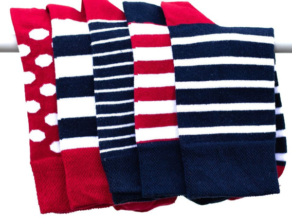 Bunte Socken für Herren, Damen und Kinder | 5 Paar Flotte Motte