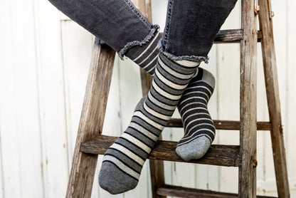 BUXandSOX Socken Trend mit lässigen Streifen