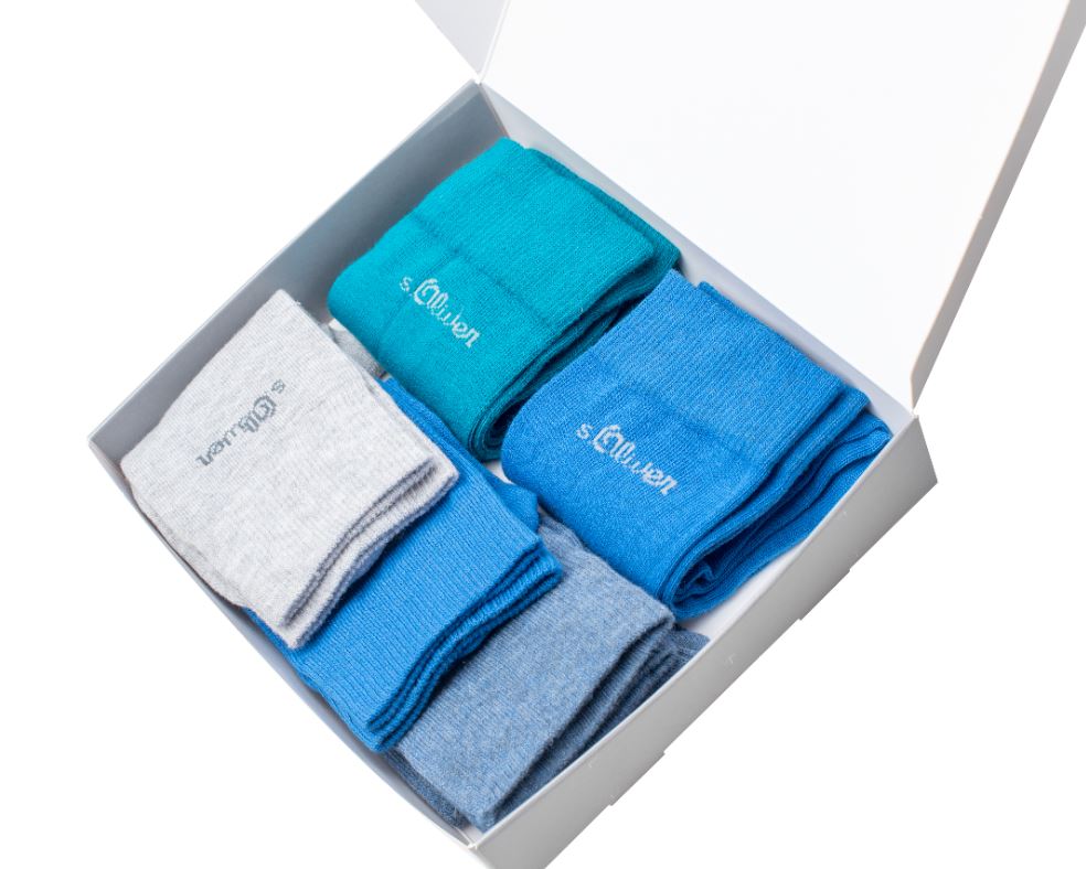 S. Oliver Kindersocke blau | Kunter Bunter