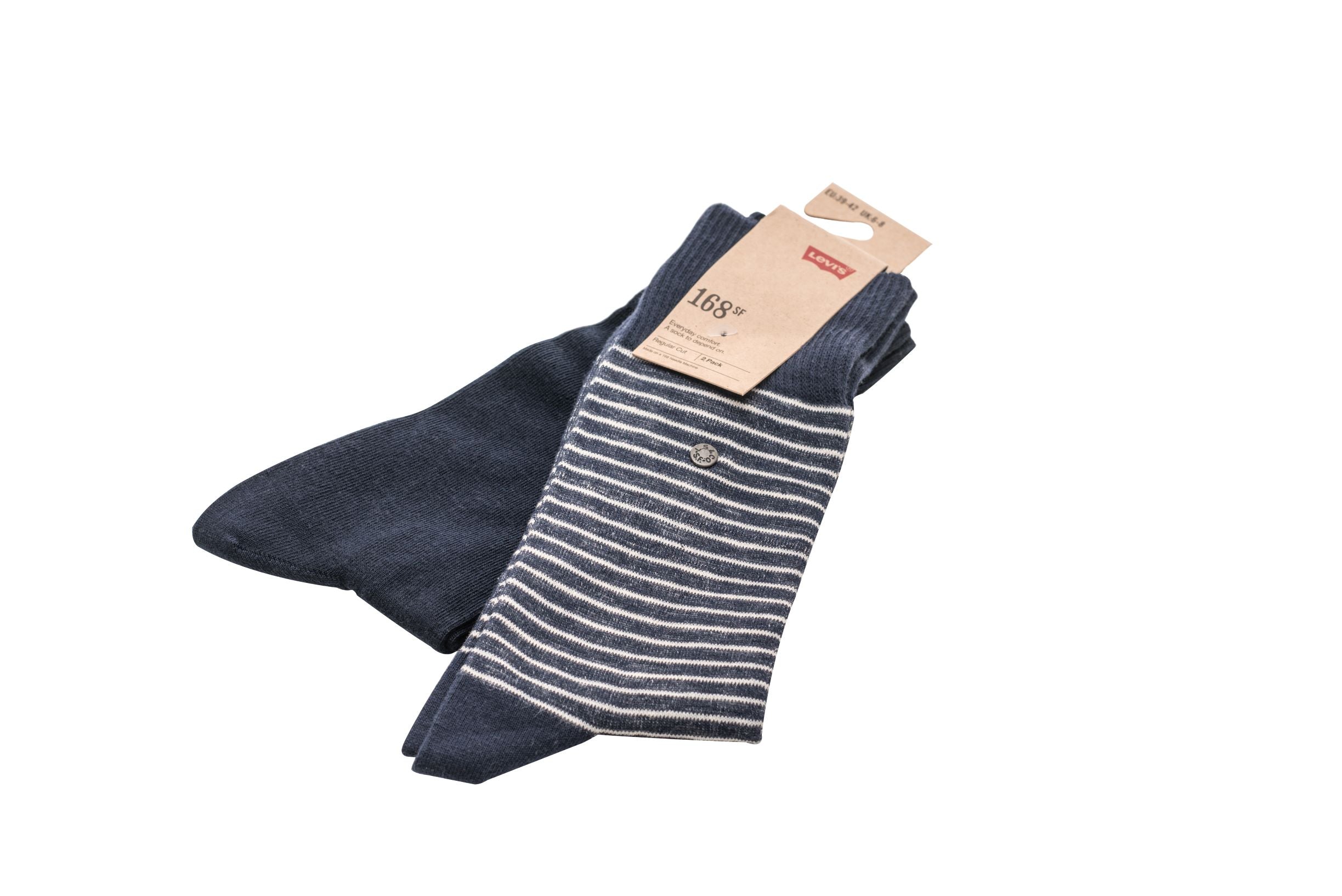 LEVI´S Socken blau &amp; Streifen | Lässiger Levis - BUXandSOX