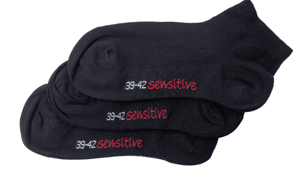 Kurzschaft Socken schwarz | Wilder Willi - BUXandSOX